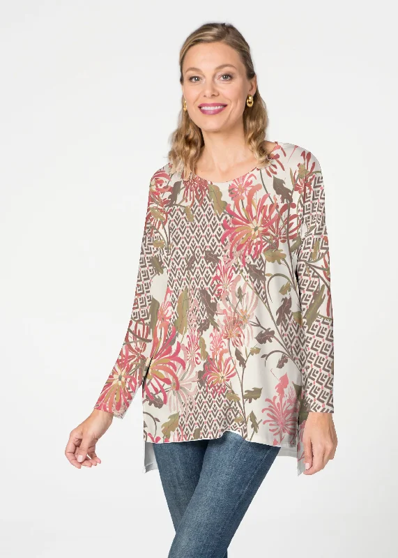 women's tops for those who want to create outfits that are both trendy and timelessLucia Chocolate (8129) ~ Slouchy Butterknit Top