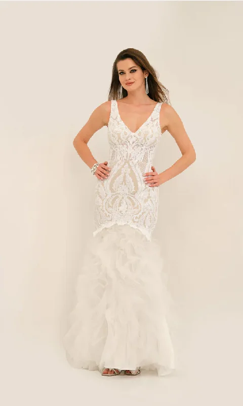 Formal Dress for Destination WeddingsLong Formal Dress 11325 by Dave and Johnny