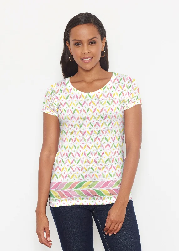 women's tops for those who love bold and vibrant colorsTutti Fruitti (8036) ~ Short Sleeve Scoop Shirt