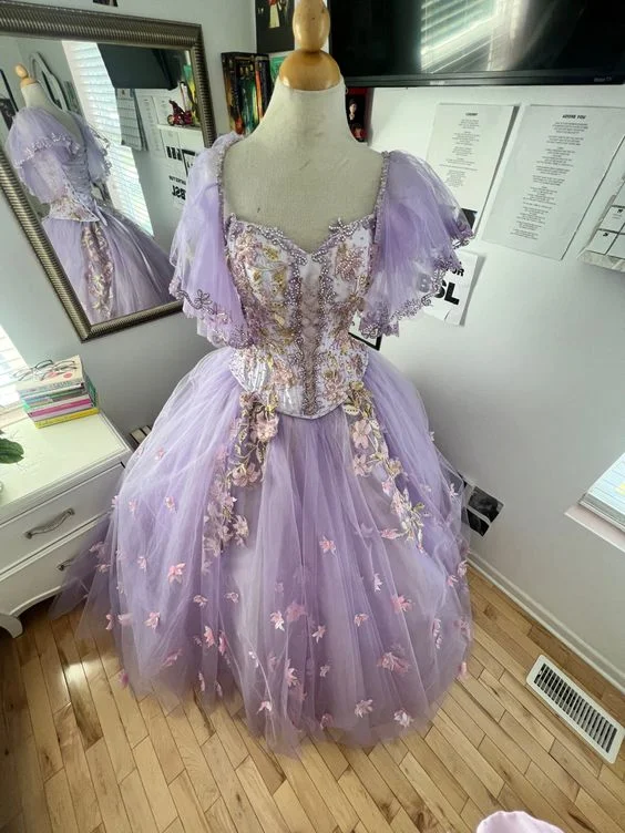 Formal Dress for Garden WeddingsVintage Purple Quinceanera Dress Ball Gown,Sweet 16 Dress Y6756