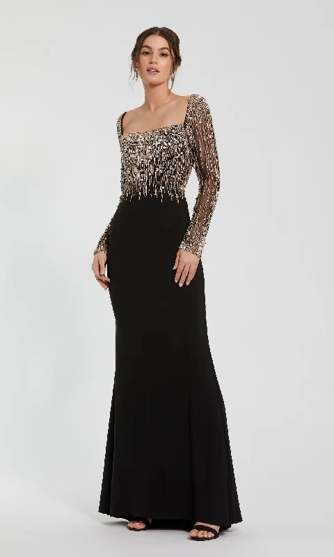 Formal Dress for Bar MitzvahsLong Formal Evening Gown: Mac Duggal 2256