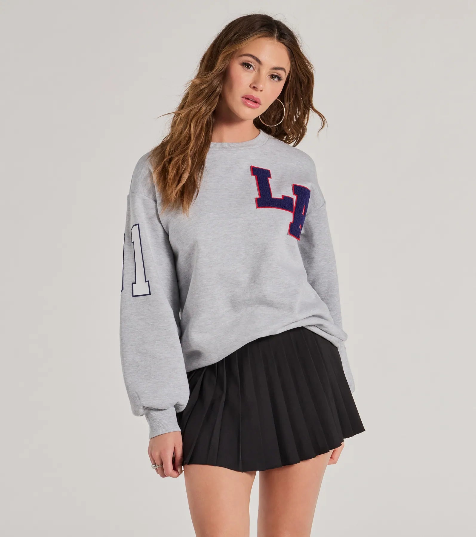 long-sleeved women's topsLA Graphic Fleece Sweatshirt