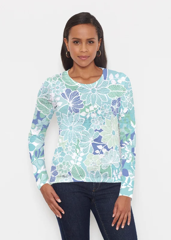 luxury women's topsHawaii Isles (13609) ~ Signature Long Sleeve Crew Shirt