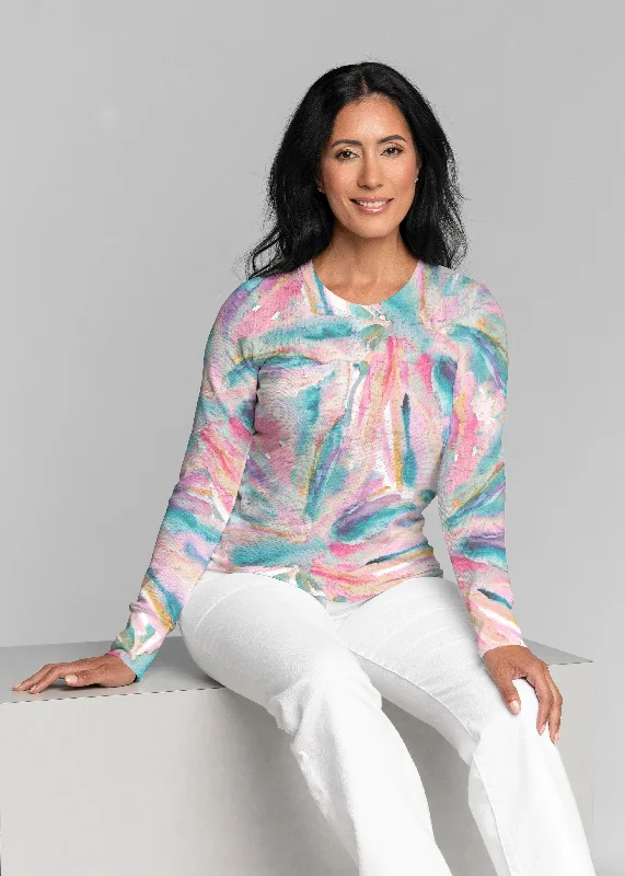 women's tops for those who want to create outfits that are both trendy and timelessSparky (17109) ~ Thermal Long Sleeve Crew Shirt