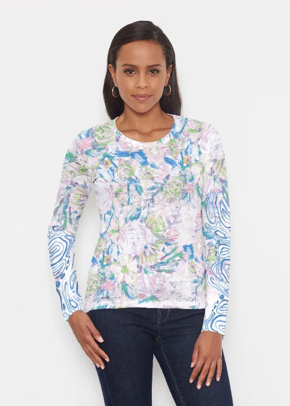 women's tops for cozy nights inGiGi (17251) ~ Signature Long Sleeve Crew Shirt