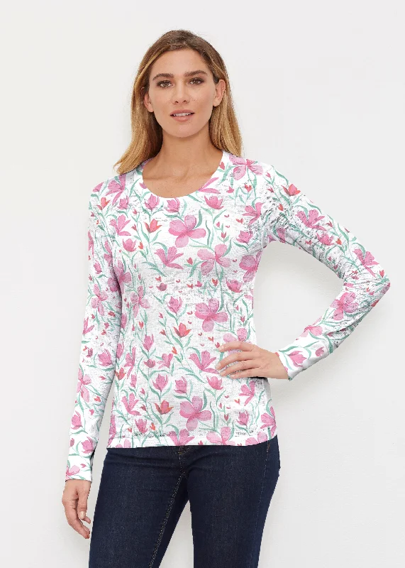 women's tops for those who want to add a touch of sophistication to their casual attireAzalea (8109) ~ Thermal Long Sleeve Crew Shirt