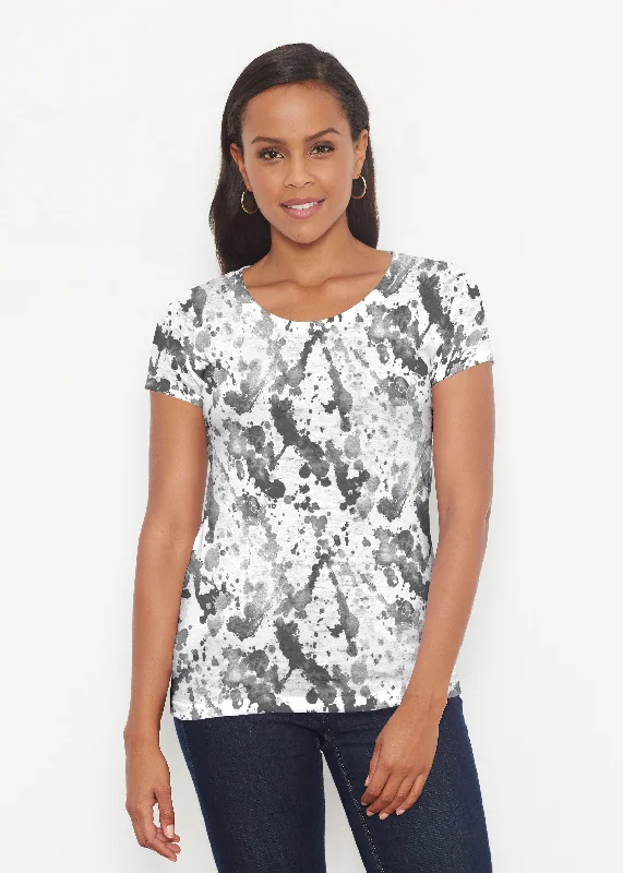 three-quarter sleeve women's topsTrixie (8057) ~ Short Sleeve Scoop Shirt