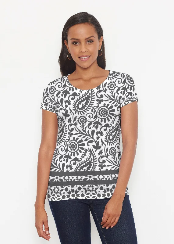 women's tops with flutter sleevesVictoria (14301) ~ Short Sleeve Scoop Shirt