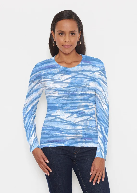 women's tops for statement-making outfitsHigh Tide (8071) ~ Signature Long Sleeve Crew Shirt