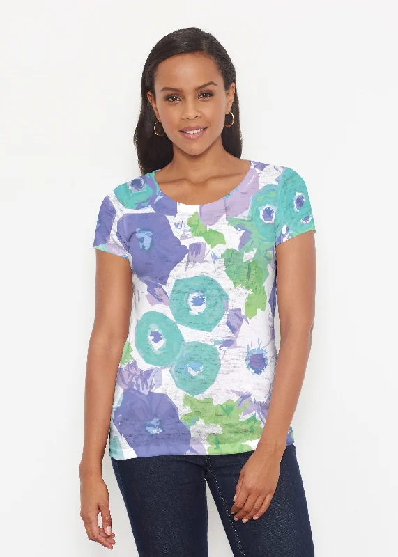 affordable women's topsDotsy (19202) ~ Short Sleeve Scoop Shirt