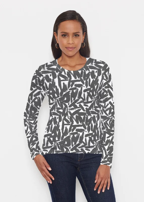 women's tops for those who refuse to compromise on stylePick Up Sticks (14300) ~ Signature Long Sleeve Crew Shirt