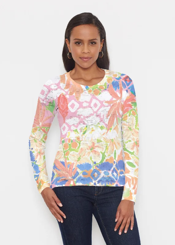 women's tops for black-tie affairsBali (17254) ~ Signature Long Sleeve Crew Shirt