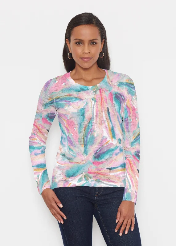 women's tops for those who want to stay on top of the latest fashion trends and wear pieces that are both stylish and on-trendSparky (17109) ~ Signature Long Sleeve Crew Shirt