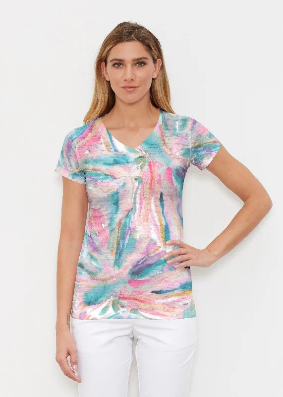 camisoles for womenSparky (17109) ~ Signature Cap Sleeve V-Neck Shirt