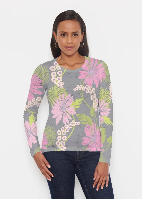 long-sleeved women's topsLeeLee (14304) ~ Signature Long Sleeve Crew Shirt