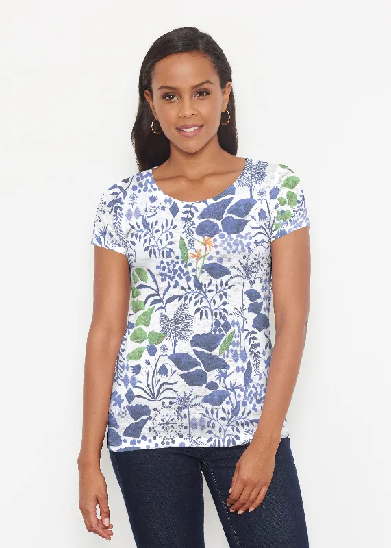 women's tops for those who want to create outfits that are both unique and memorablePetals (8141) ~ Short Sleeve Scoop Shirt