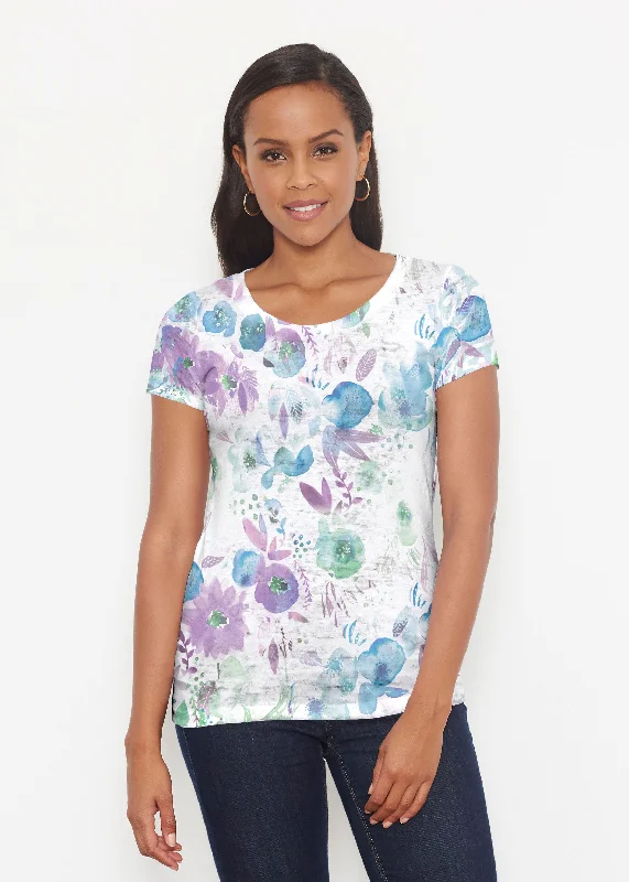 women's tops for those who want to wear pieces that are both comfortable and stylishViolet (16228) ~ Short Sleeve Scoop Shirt