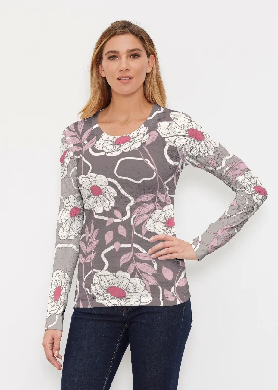 women's tops for those who value both quality and affordabilityClarisse (8125) ~ Thermal Long Sleeve Crew Shirt