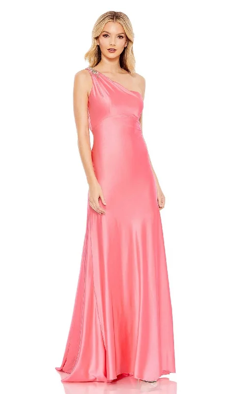 Formal Dress for GraduationsMac Duggal Backless Charmeuse Formal Dress 680461