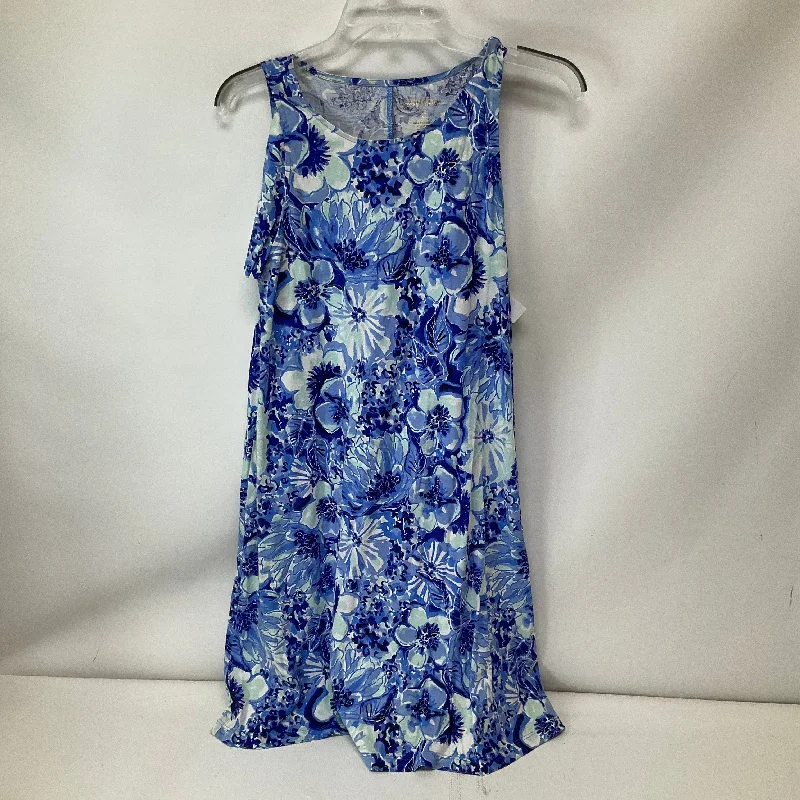 Bow-Tie DressDress Casual Short By Lilly Pulitzer In Blue, Size: S