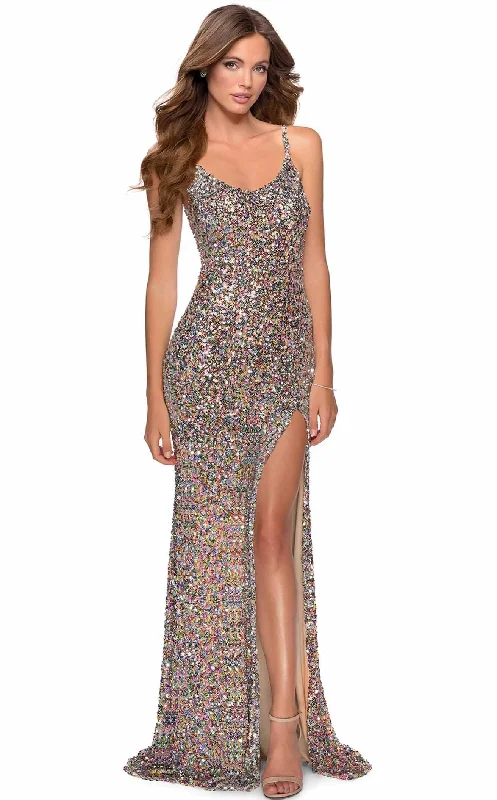 women's stretch dressesLa Femme 28482 Dress